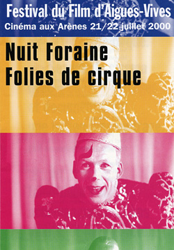 Affiche 2000 : Nuit foraine. Folies de cirque